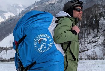 custom fast pack bag paragliding