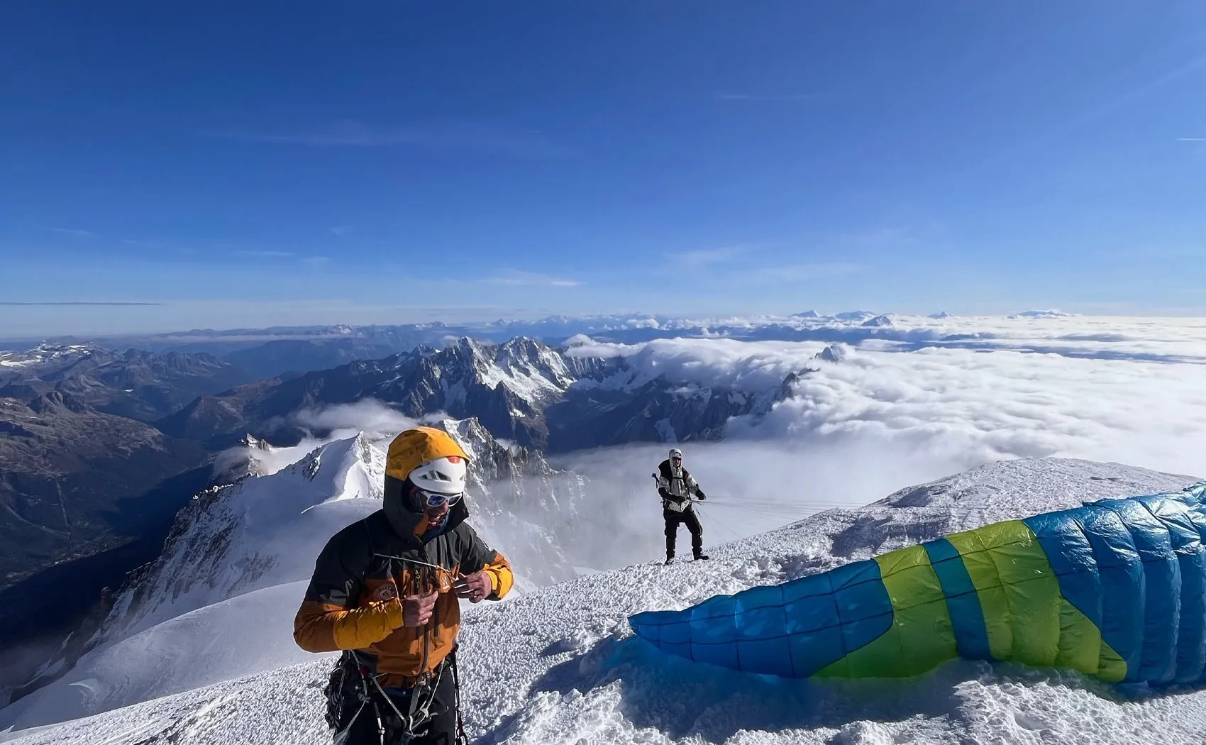 Mont Blanc hike-and-fly raising £30,000 for charity 1 hike-and-fly