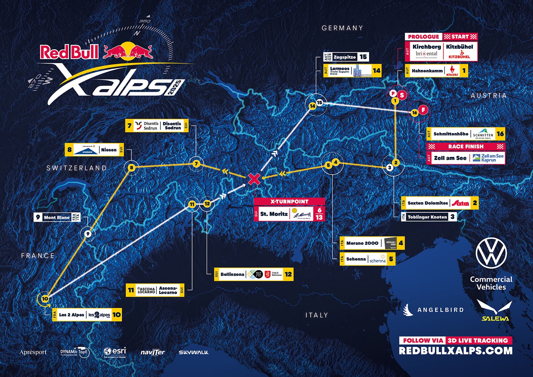 Red Bull X-Alps 2025: Route revealed 1 Red Bull X-Alps 2025: Route revealed