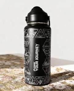 Water Bottle With + 64 National Stickers - YOWFLY
